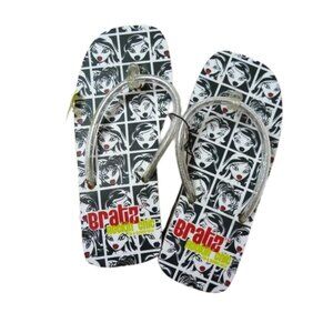 DEADSTOCK 2005 Bratz Rockin' Chic rubber wedge slippers